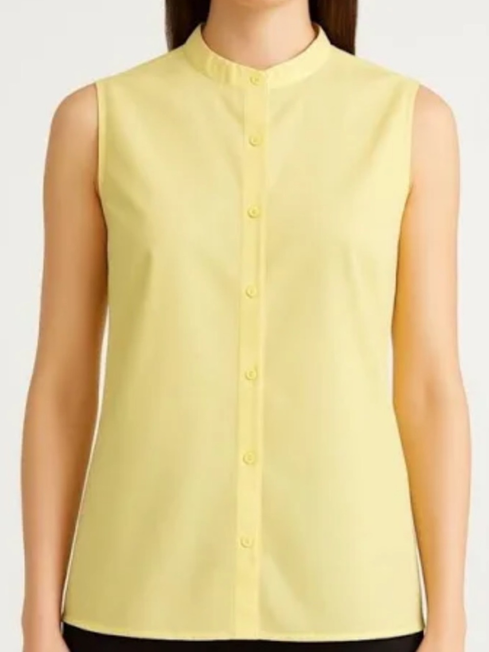 NWT Eileen Fisher mandarin collar tank sz XXS